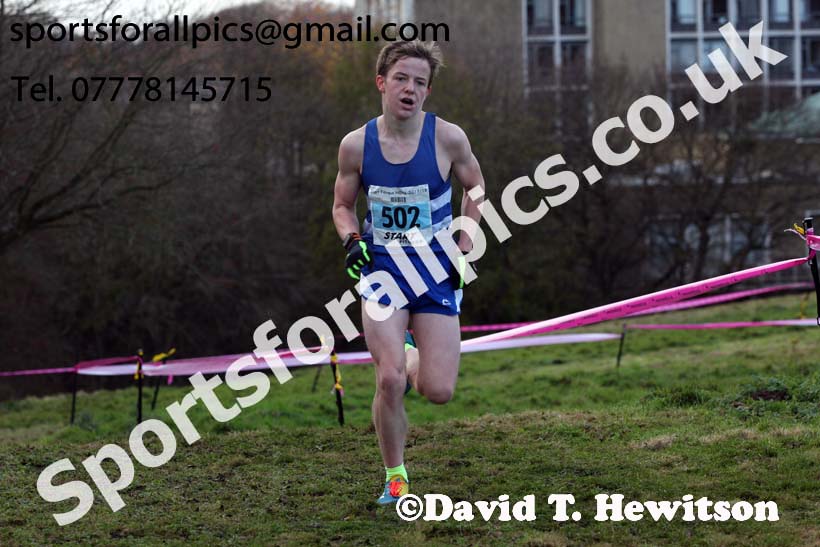 Mens under-17s 2017 Start Fitness North Eastern Harrier League, Aykley Heads, Durham. Photo:  David T. Hewitson/Sports for All Pics